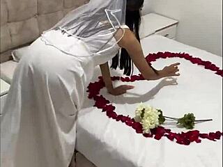 Wow, the best honeymoon sex with monster cock riding 😍