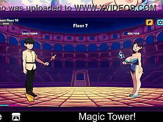 Magic tower game with erotic anime hentai elements