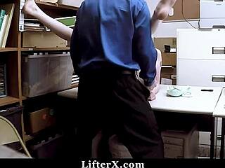 Teen Punished For Burglary, Clothes Ripped In Rough Fucking!