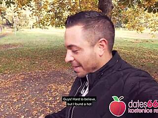 Wah, nenek Jerman aneh Rubina yang MILF ini ngebor kontol besar di tempat umum!