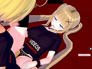 Blonde Busty Gal JK Eleanor in 3D Hentai Sex with Multiple Positions