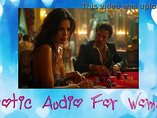 남자 포커로 여자 이기고 호텔 침대에서 박아