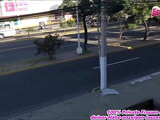 Au pair student girl drilled during Germany visit