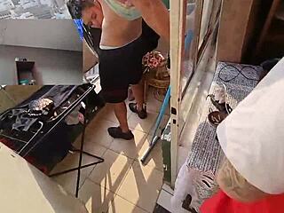 i saw the couple fucking on the balcony and said, 'mind if i join?'