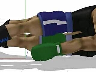 Little Mac's gay bareback game turns into hardcore sex with his buddy