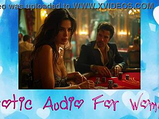 a guy beats girl in poker then fucks her on hotel bed