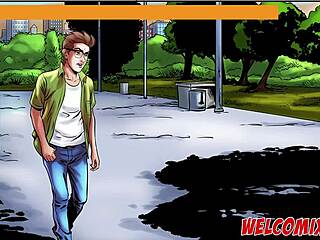 Fucking the hot anime maid at breakfast, nerd style!