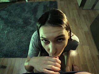 Stepsis Makes Sloppy Blowjob In Front Of Camera