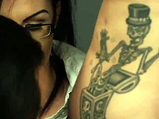 clothed babe subtly titfucks a rod in high definition fetish with big tits