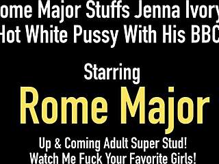 Rome Major Stuffs Jenna Ivory's Pussy With BBC!