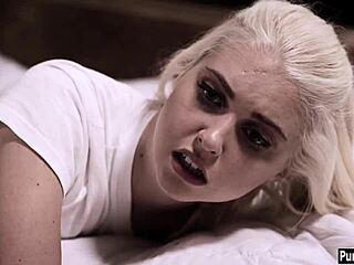 Black Guy Takes Hot Virgin Teen’s Hairy Pussy in Intense Garage Encounter