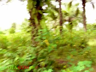 damn, banging hard in the bush with a wet blonde milf doggystyle