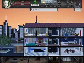 3D porn game finale with huge cock creampie on cute babe