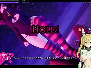 En este juego anime, la bruja seduce al jugador durante sesión de juego en vivo