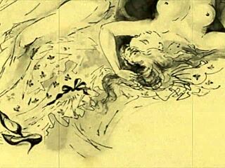 vintage erotic anime drawings