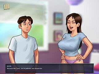 Estoy enganchado total a Summertime Saga 206 ¡hentai salvaje puro!