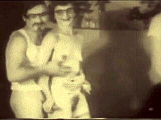 vintage granny fanny in a classic retro scene