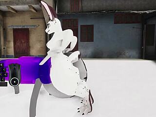 ファーリー3Dオナニーアクションゲームプレイ