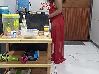 Rohit Pounds Ajay's Wife Soni in Kitchen While Ajay's at Office