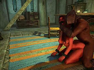 skyrim dark desires - adrianne bound and fucked