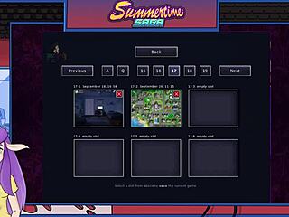 Summertime Saga Blonde Milf Seduces with Feet in Part 16