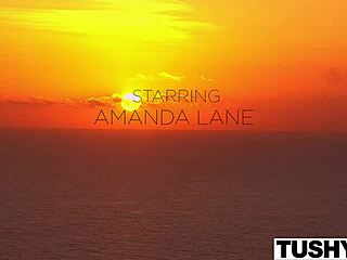 Tushy First Anal For Cheating Girlfriend Amanda Lane In Lingerie