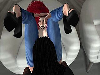 Черный мужчина ебет молодую рыжую женщину