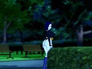 Raven’s thick thighs demand attention with forest facial JOI!