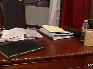 fit mature psychologist kayla page with big boobs assists patient