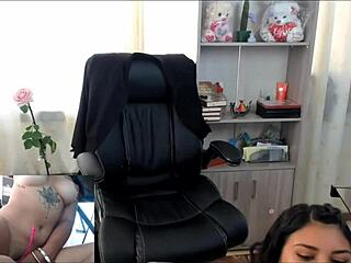 naughty shana plays in the office 12 19 19