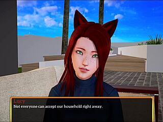 My new family 312 with redhead and brunette tits