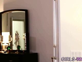 Busty Bound Blonde Lesbian Dominates With Intense Fingering Action