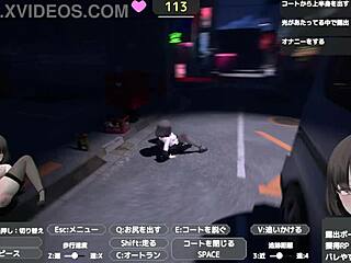 Sereka exposes herself in naked coat outdoors