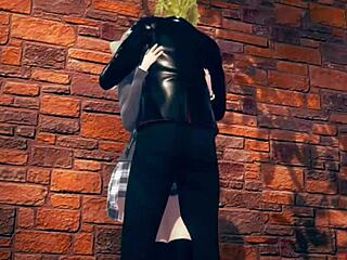 Blonde Big Tits JK in AI Girl Erotic Play