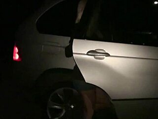 blond cutie heads to wild public gang bang