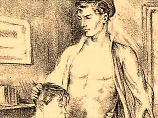 Vintage illustration captures antique retro cartoon style