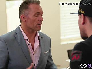 Hot Milf With Nice Big Ass Giving Massage To Perverted Lawyer