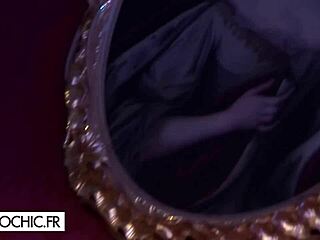 Jade Laroche Blindfolded and Exploring Wild Fantasies with Big Tits Exposed