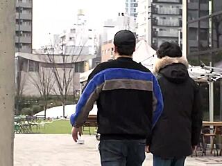 asian babe with small tits begs for more?