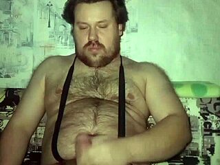 Russian Man Enjoys Private Moment