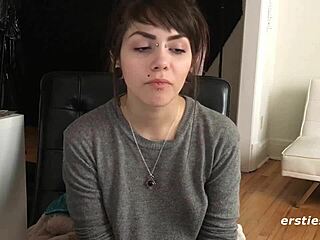 Ever seen Sloan tease and work her all-natural hairy pussy?