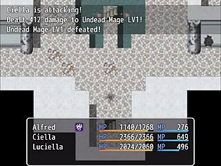 amiga do príncipe estava fazendo alguma coisa debaixo do balcão do tarado - ntr sisters - ciella & luciella - parte 8