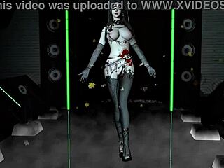 3d cute asian slut in lingerie cheats with big cock