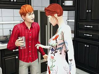 free - mature woman finds stepson jerking, joins for curvy sex help