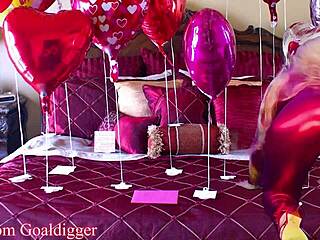 Smelly dirty shoes lead to valentines intense fuck