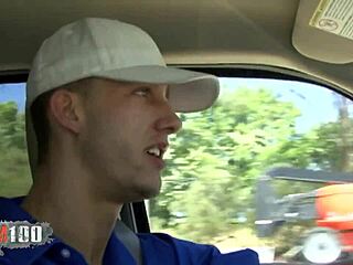 skinny teen with short hair hard fucked by huge cock 😏