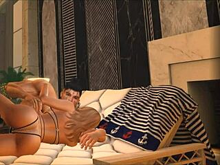 A smart girl handles monster cock with blowjob and doggystyle