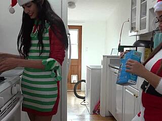 Hey, princess, what’s cooking under that upskirt in the kitchen? Tell me now!