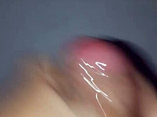 Detailed gay masturbation session leading to a powerful cumshot outdoors.