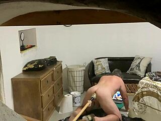 Peeping Tom Caught Spying on Hot Gay Fucking Action in Secret